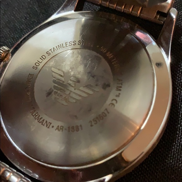 Men’s Emporio Armani 1881 Stainless Steel Watch - Picture 4 of 7